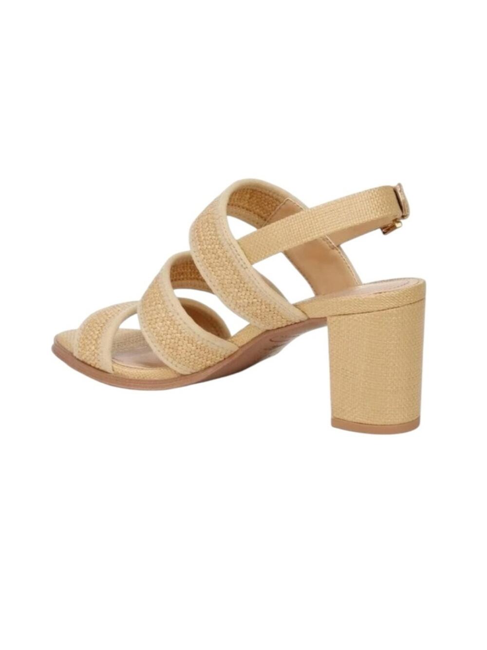NWOT Franco Sarto Buco Raffia Heeled Sandal in Natural – Sz 11M